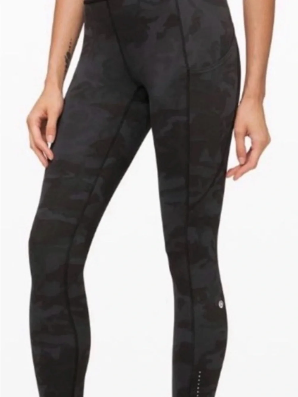 Lululemon Fast and Free Camo Leggings